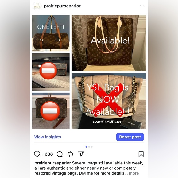 Saint Laurent (YSL) Medium Lou Puffer Bag in Quilted Leather - Picture 15 of 15